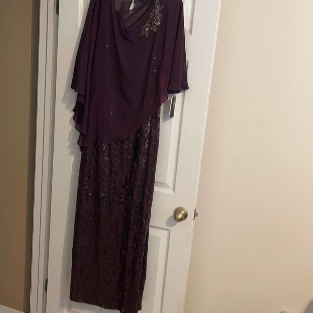 Purple sequins dress